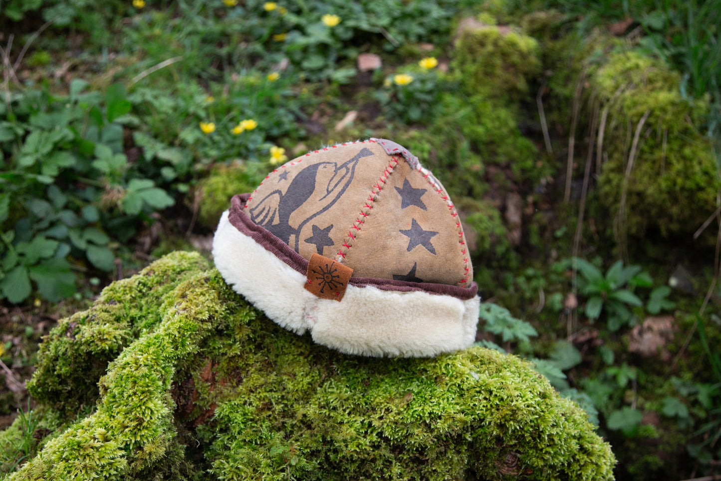 Heavenly Messenger ‘Amanita’ Sheepskin Hat